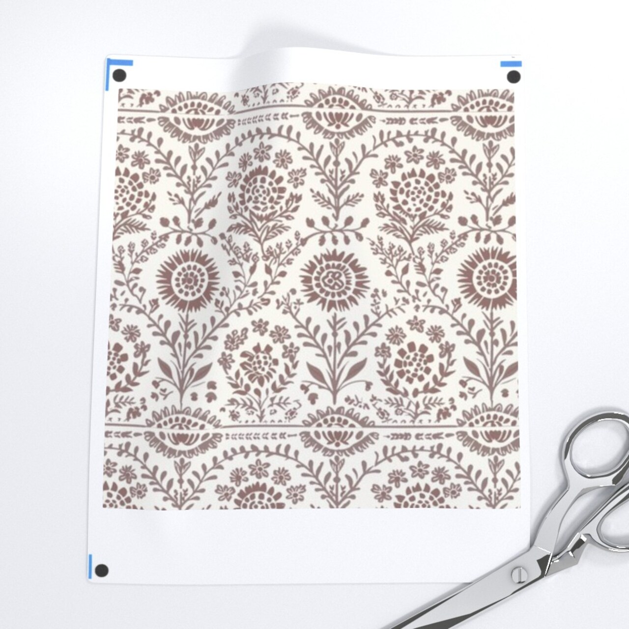 Floral Custom Printed Fabric by Spoonflower Various Fabrics by the Yard or Fat Quarter
